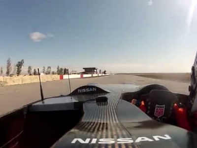 Nissan DeltaWing first in-car video